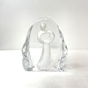 NWT VTG Enesco Kim Lawrence Circle of Love Miracles glass sculpture